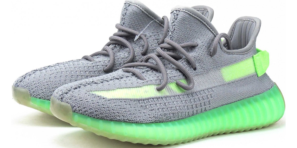 yeezy grey and green