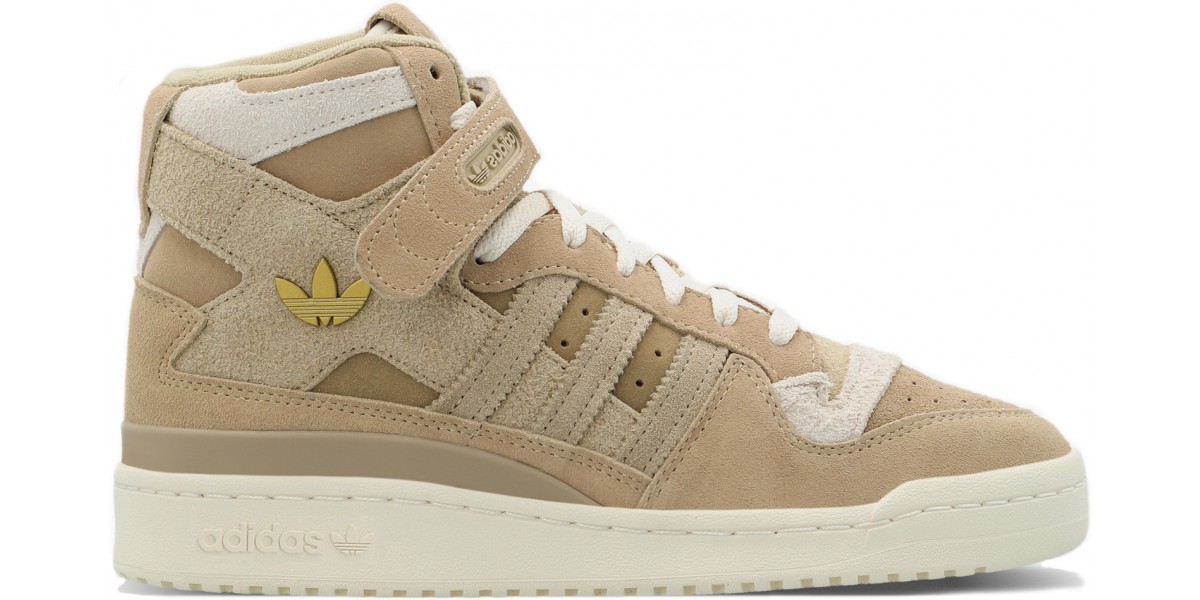 Adidas beige sale high tops